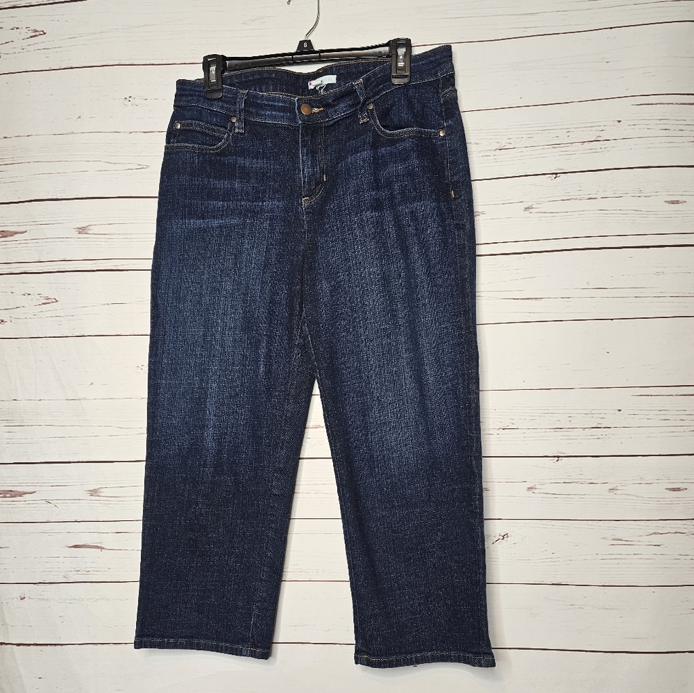 Eileen Fisher Organic Cotton Denim Wide Leg Jeans